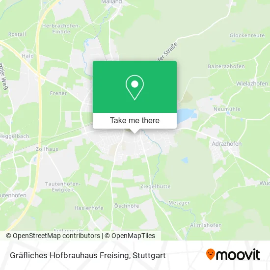 Карта Gräfliches Hofbrauhaus Freising