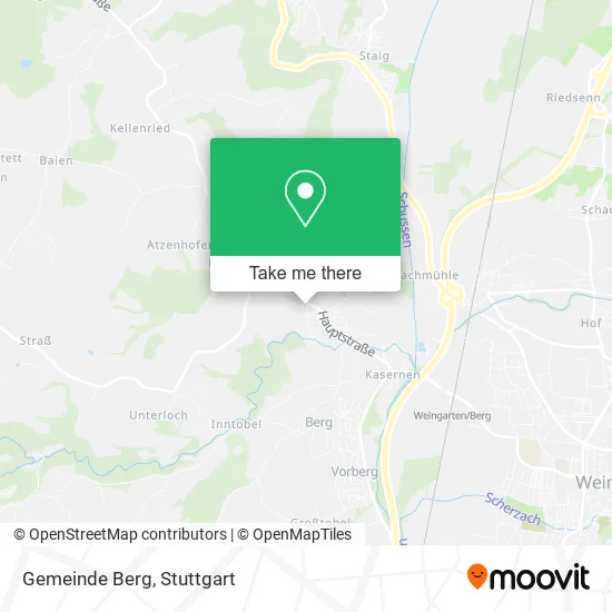 Карта Gemeinde Berg