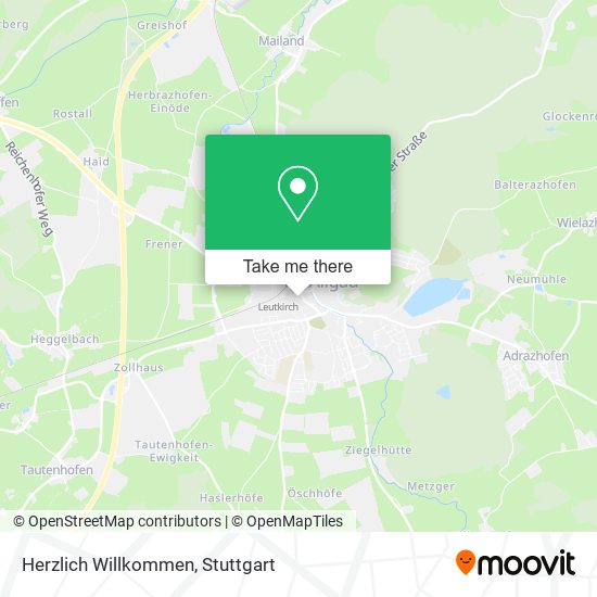 Herzlich Willkommen map
