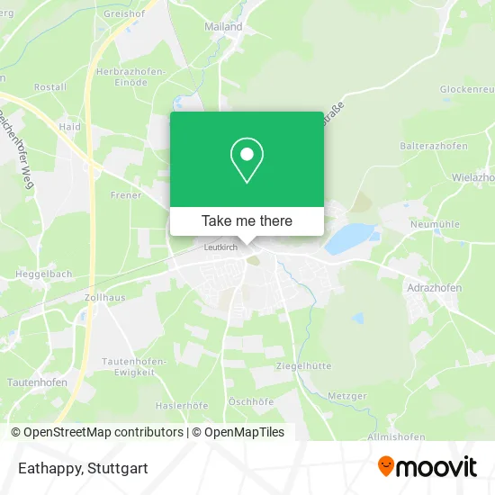 Карта Eathappy