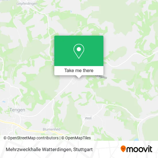 Карта Mehrzweckhalle Watterdingen