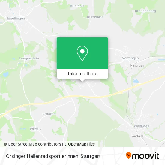 Карта Orsinger Hallenradsportlerinnen