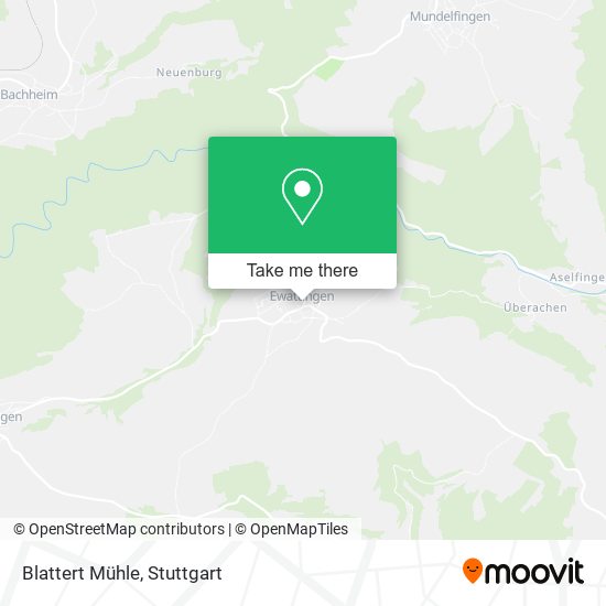 Blattert Mühle map