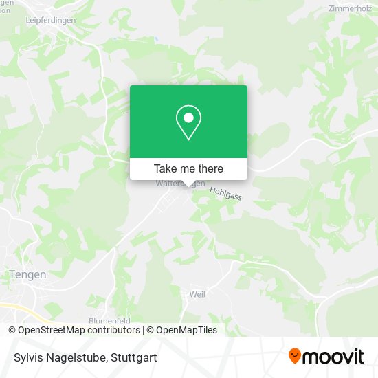 Sylvis Nagelstube map