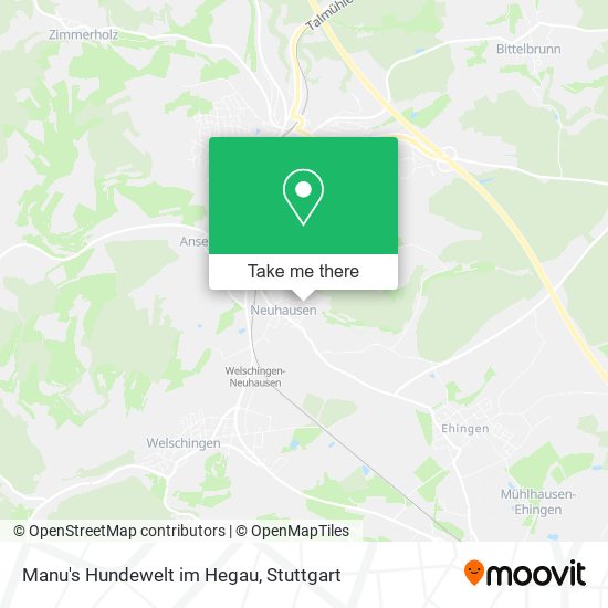 Manu's Hundewelt im Hegau map