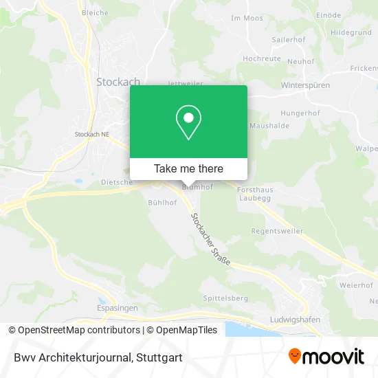 Карта Bwv Architekturjournal