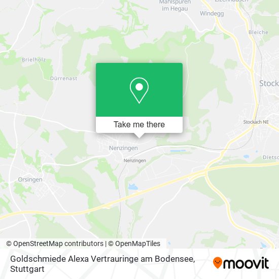 Карта Goldschmiede Alexa Vertrauringe am Bodensee
