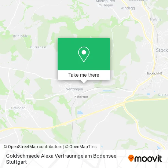 Карта Goldschmiede Alexa Vertrauringe am Bodensee