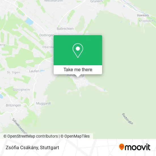 Карта Zsófia Csákány