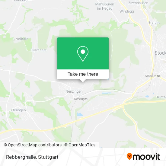 Карта Rebberghalle