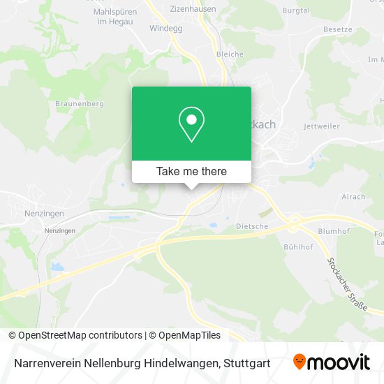 Narrenverein Nellenburg Hindelwangen map