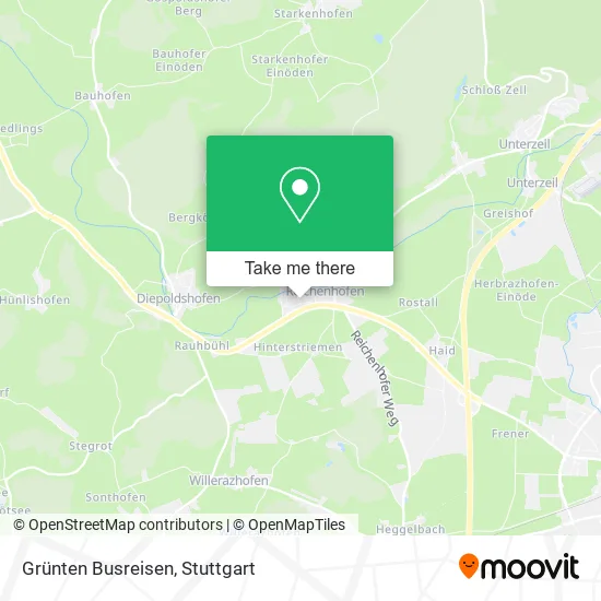 Карта Grünten Busreisen