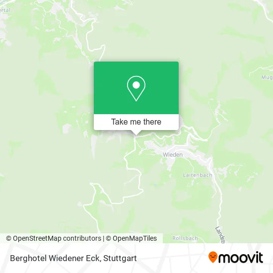 Карта Berghotel Wiedener Eck