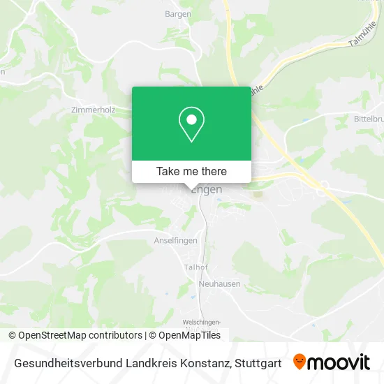 Карта Gesundheitsverbund Landkreis Konstanz