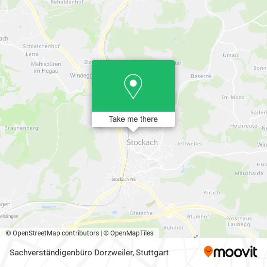 Карта Sachverständigenbüro Dorzweiler