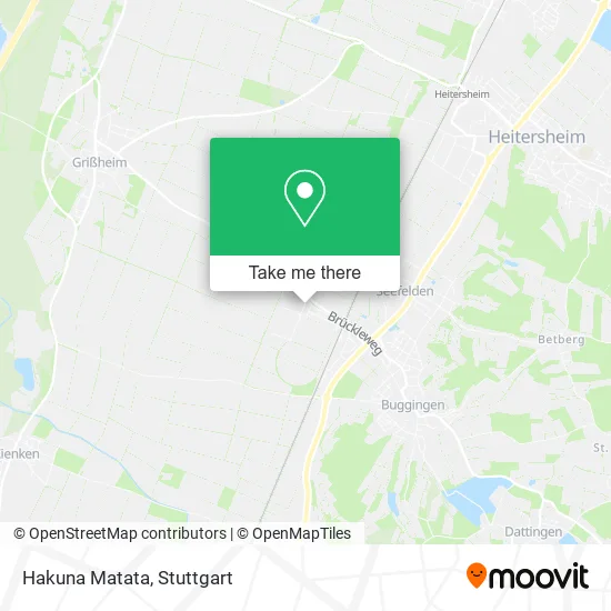 Карта Hakuna Matata
