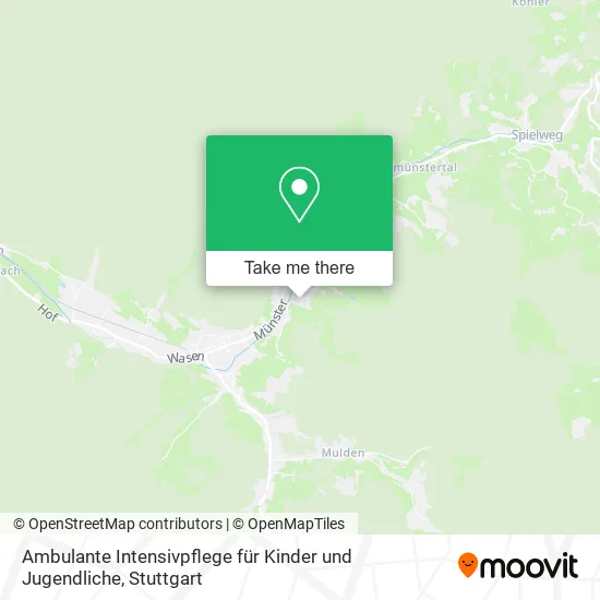 Карта Ambulante Intensivpflege für Kinder und Jugendliche