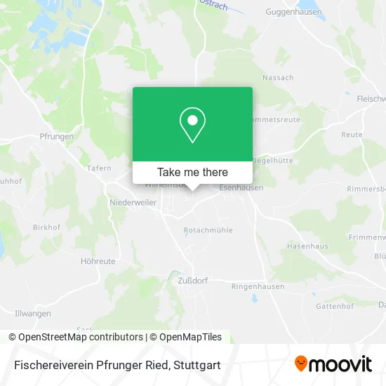 Fischereiverein Pfrunger Ried map