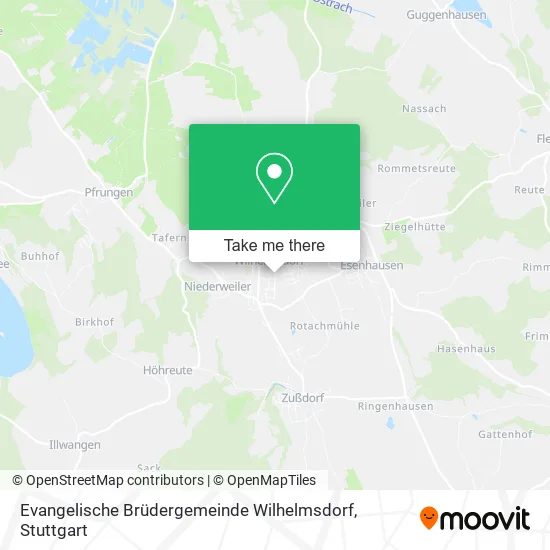 Карта Evangelische Brüdergemeinde Wilhelmsdorf