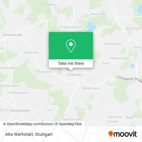 Карта Alte Werkstatt