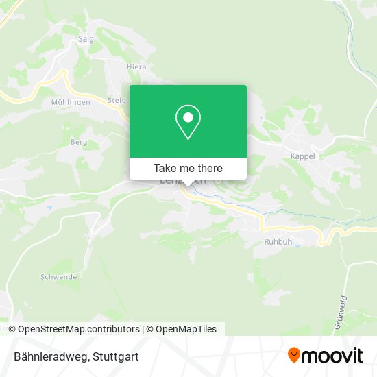 Bähnleradweg map