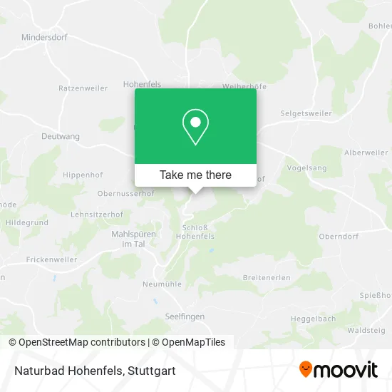 Карта Naturbad Hohenfels