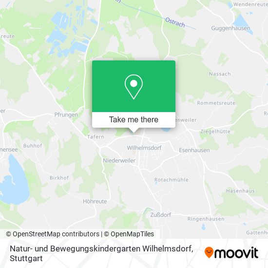 Natur- und Bewegungskindergarten Wilhelmsdorf map