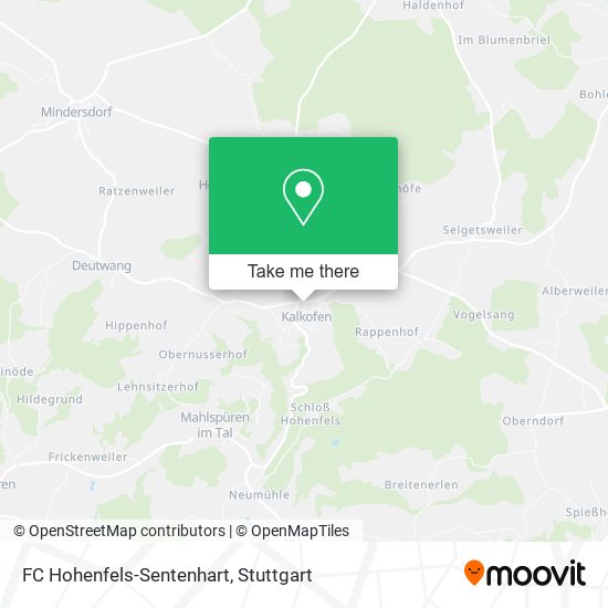 FC Hohenfels-Sentenhart map