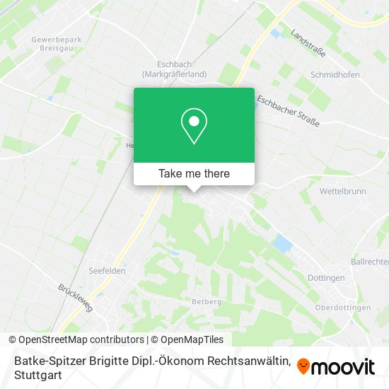 Batke-Spitzer Brigitte Dipl.-Ökonom Rechtsanwältin map