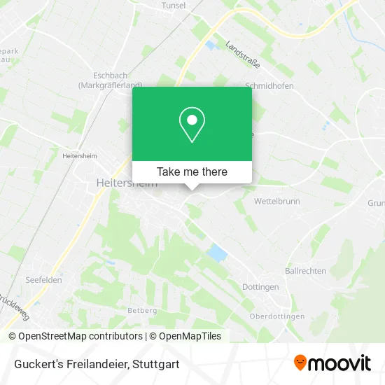 Карта Guckert's Freilandeier