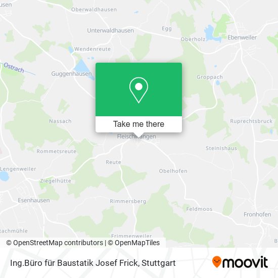 Ing.Büro für Baustatik Josef Frick map
