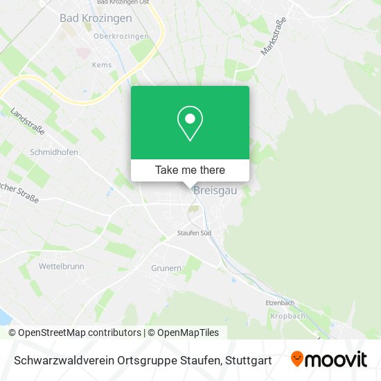 Schwarzwaldverein Ortsgruppe Staufen map
