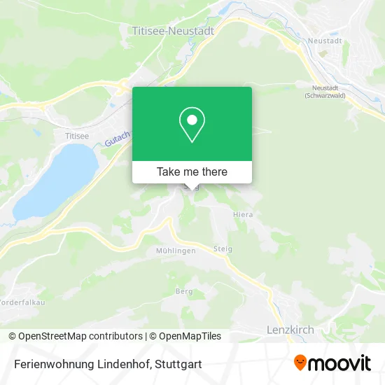 Карта Ferienwohnung Lindenhof