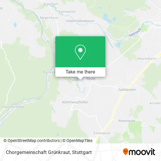 Карта Chorgemeinschaft Grünkraut