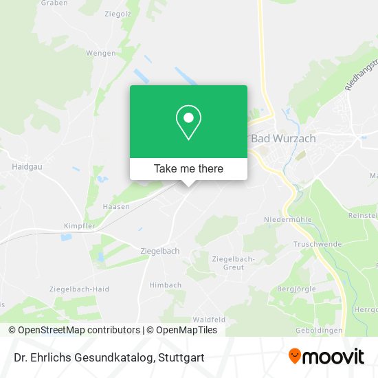 Dr. Ehrlichs Gesundkatalog map