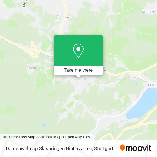 Карта Damenweltcup Skispringen Hinterzarten