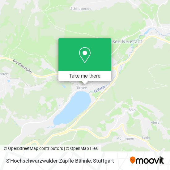 S'Hochschwarzwälder Zäpfle Bähnle map