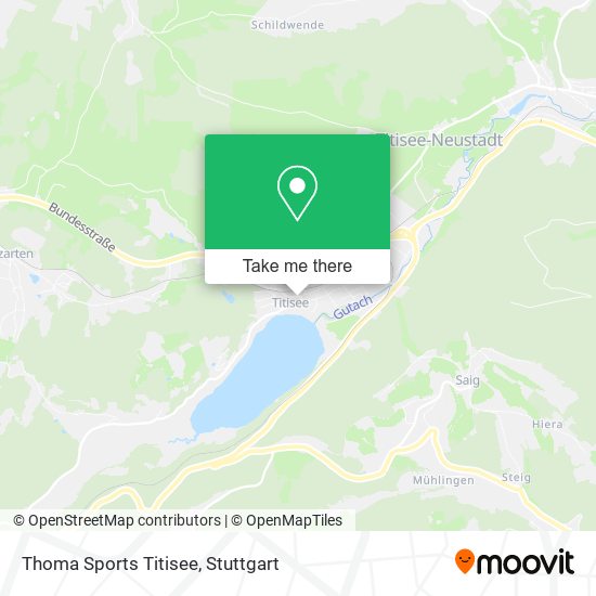 Thoma Sports Titisee map