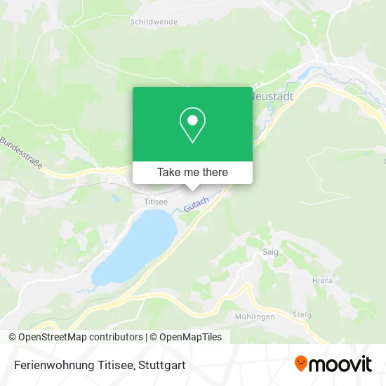 Карта Ferienwohnung Titisee