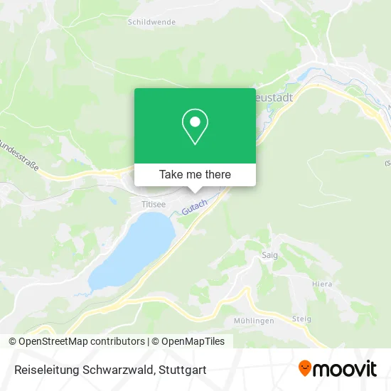 Карта Reiseleitung Schwarzwald