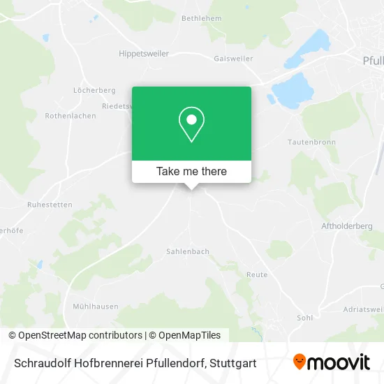 Карта Schraudolf Hofbrennerei Pfullendorf