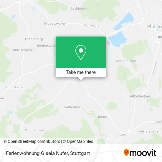 Карта Ferienwohnung Gisela Nufer