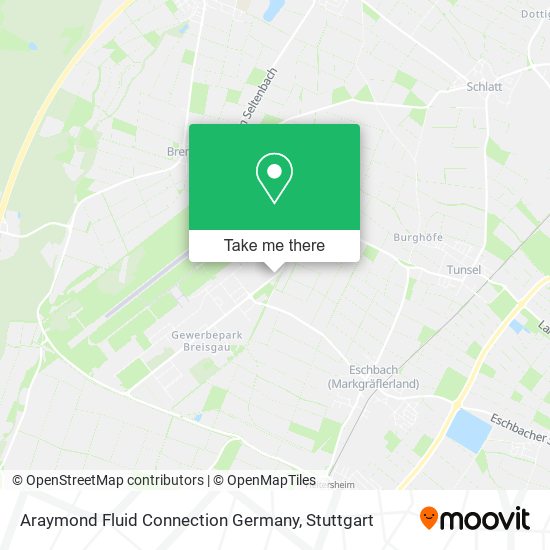 Araymond Fluid Connection Germany map