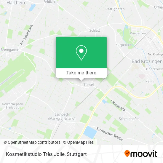 Карта Kosmetikstudio Très Jolie