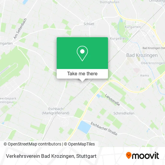 Карта Verkehrsverein Bad Krozingen