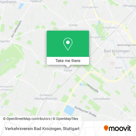 Карта Verkehrsverein Bad Krozingen