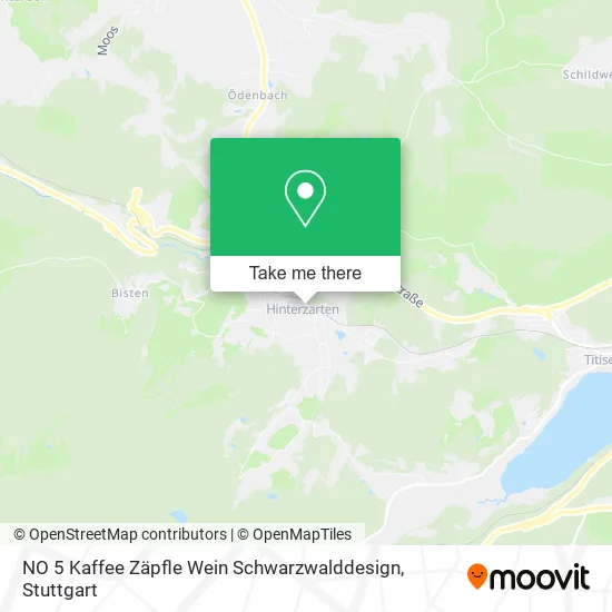 Карта NO 5 Kaffee Zäpfle Wein Schwarzwalddesign