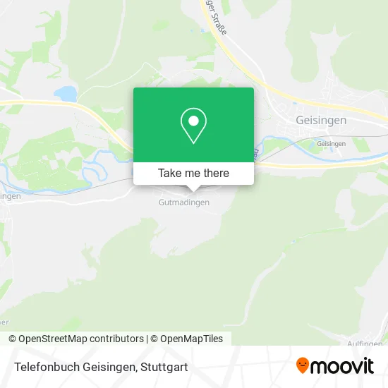 Карта Telefonbuch Geisingen