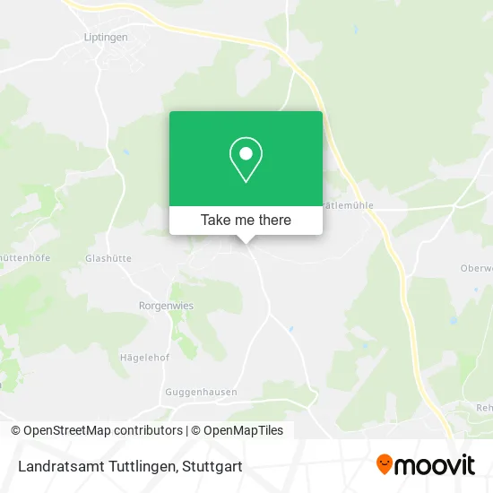 Карта Landratsamt Tuttlingen