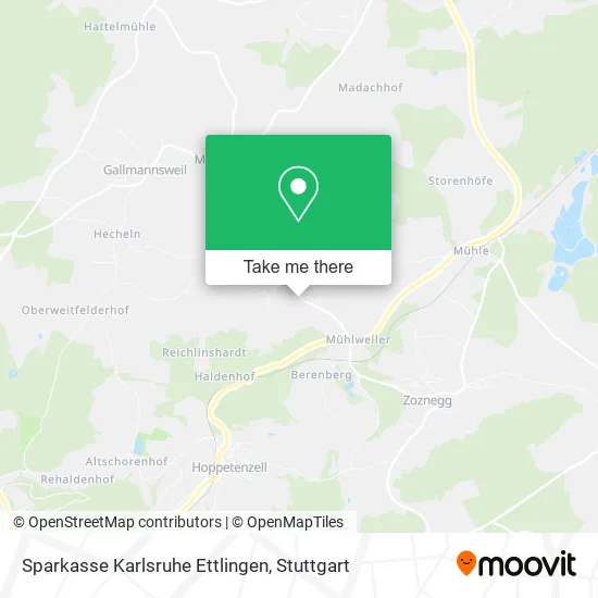 Карта Sparkasse Karlsruhe Ettlingen